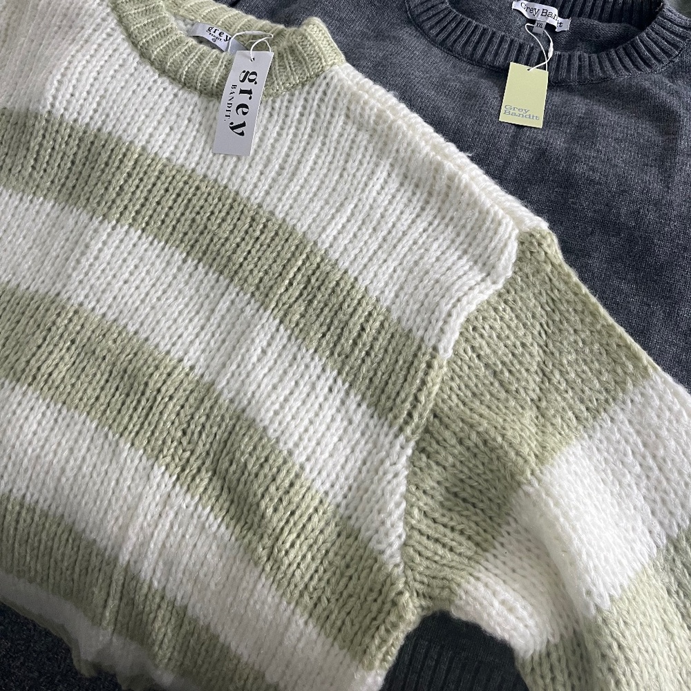 Grey Bandit Sweater